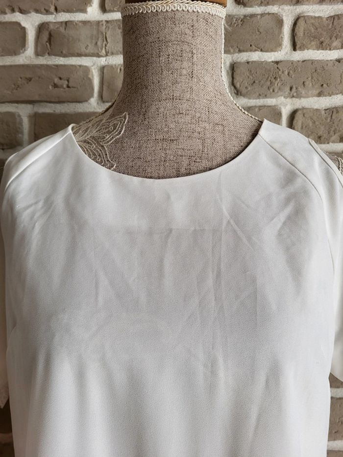 Blouse à épaules dénudées et dentelle Freesia - photo numéro 2