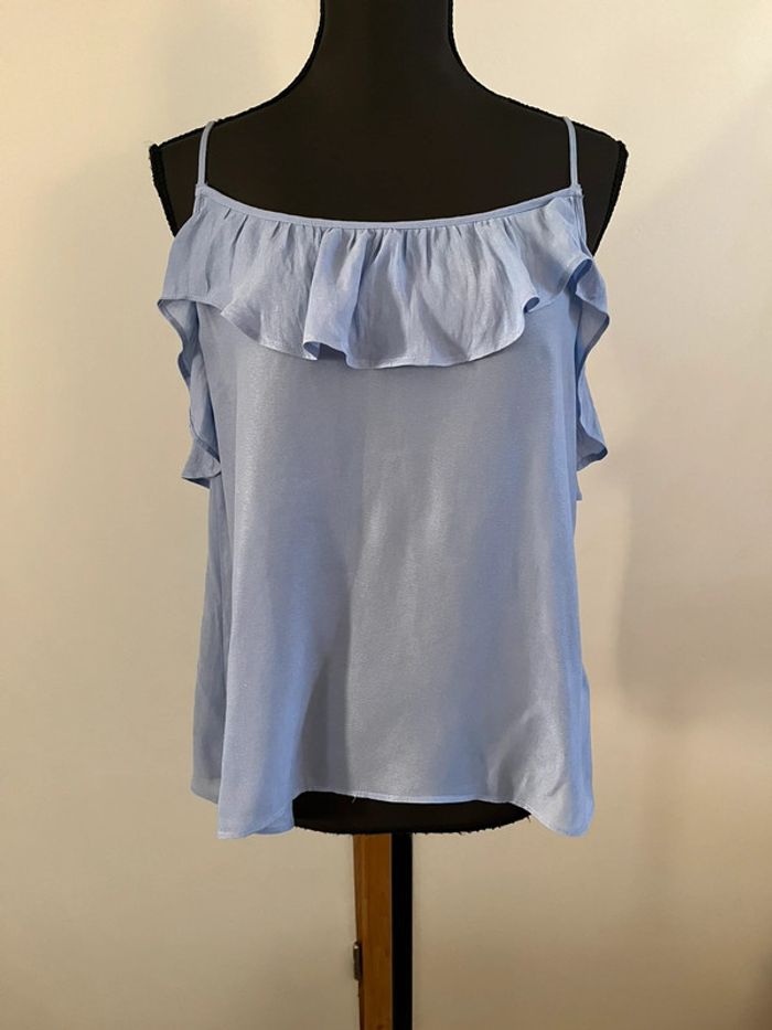 Débardeur bleu violet H&M taille L 40