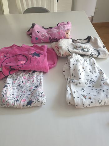 Lot pyjamas fille 12 mois