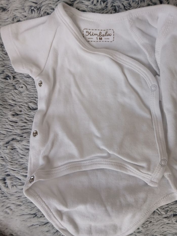 Naissance/1 mois: 3 Bodys *manches longues, courtes,sans manches - photo numéro 9