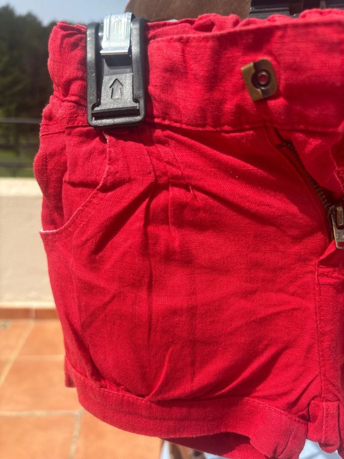 Short en lin Catimini 24M - photo numéro 3