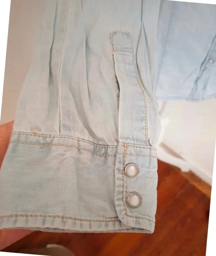 Chemise en jean Stradivarius - photo numéro 2