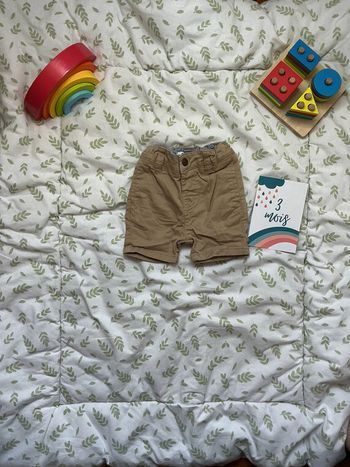 short beige taille réglable gémo 3 mois
