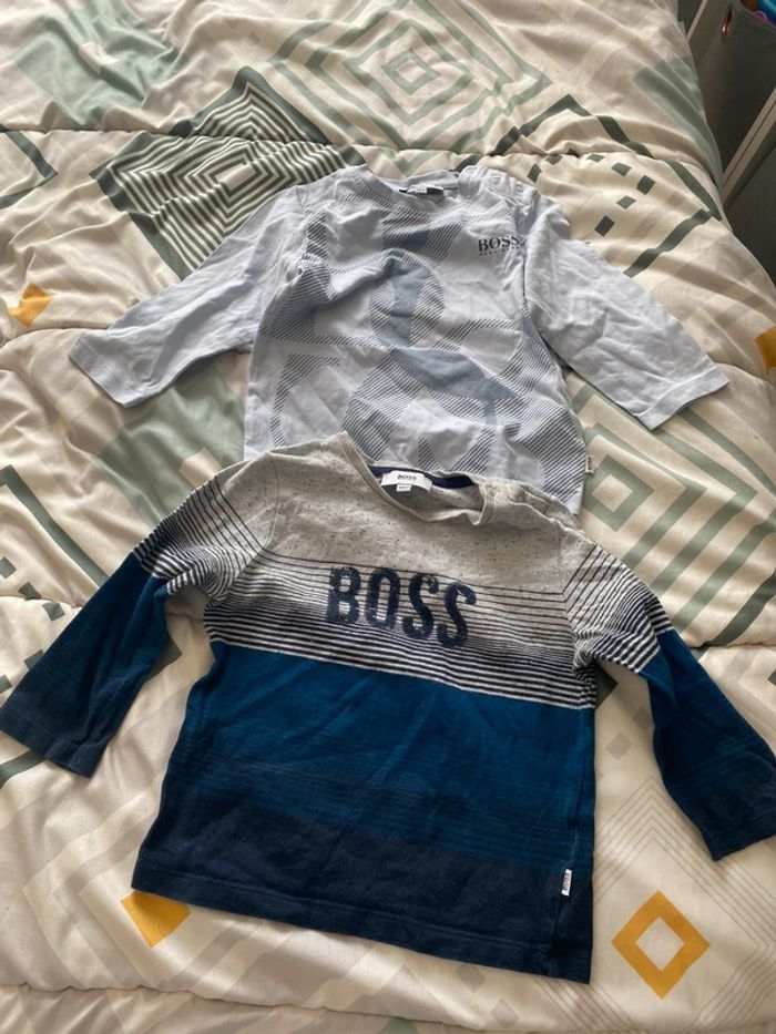Lot de 2 pull fin garçon Hugo boss 18 mois - photo numéro 6