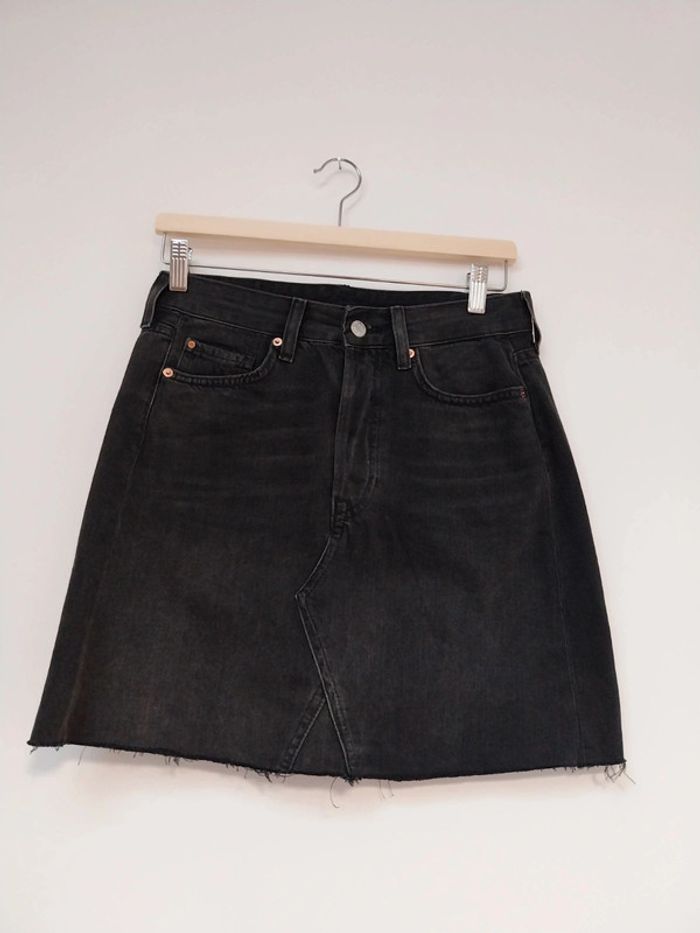 Denim Jupe Portefeuille H&m Midi Skirt Jupe En Jean H&m Hm