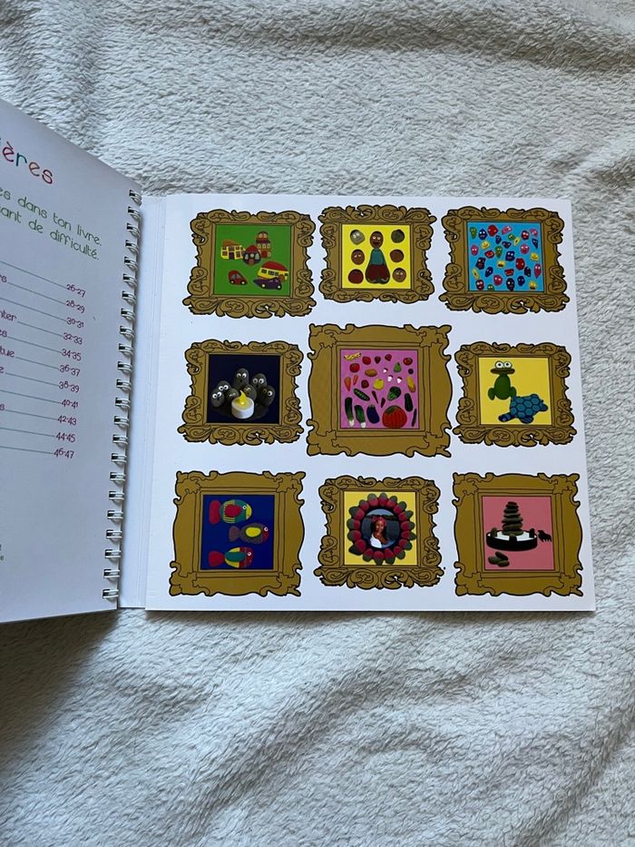 Livre enfants Mon petit atelier d artiste cailloux et galets - photo numéro 4