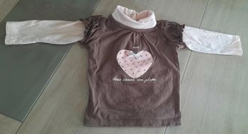 Sous pull mes petit cailloux 12 mois