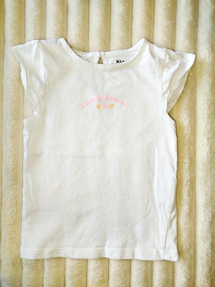 Lot de 6 blouses manches courtes 12 mois fille comme neuf - photo numéro 7