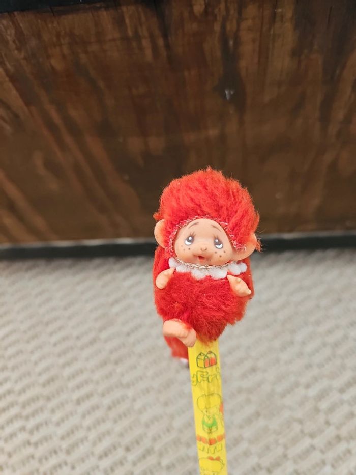 Crayon style monchhichi kiki vintage - photo numéro 2