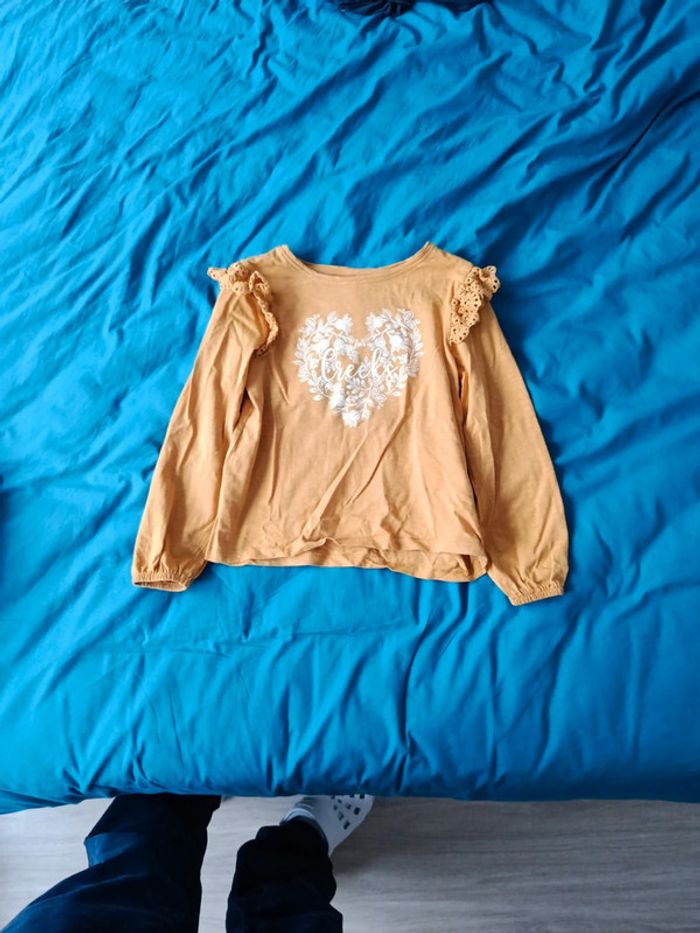 T shirt manches longues creeks taille 8ans