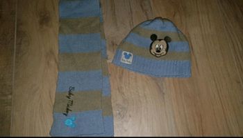Bonnet + écharpe Disney Mickey 12 24 mois