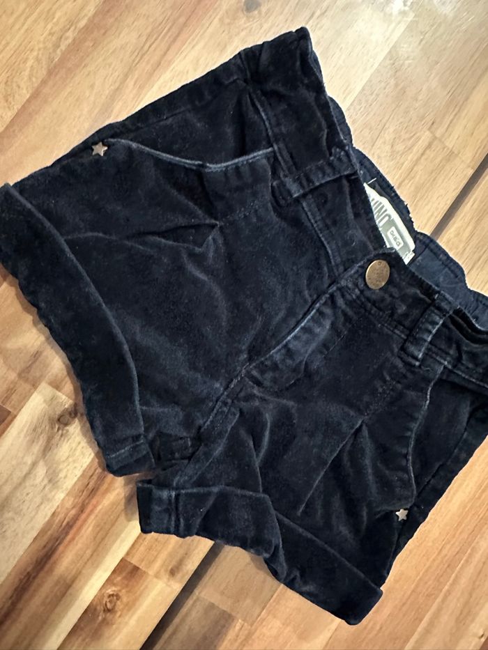 Short Velours Noir Okaïdi 3 Ans - photo numéro 2