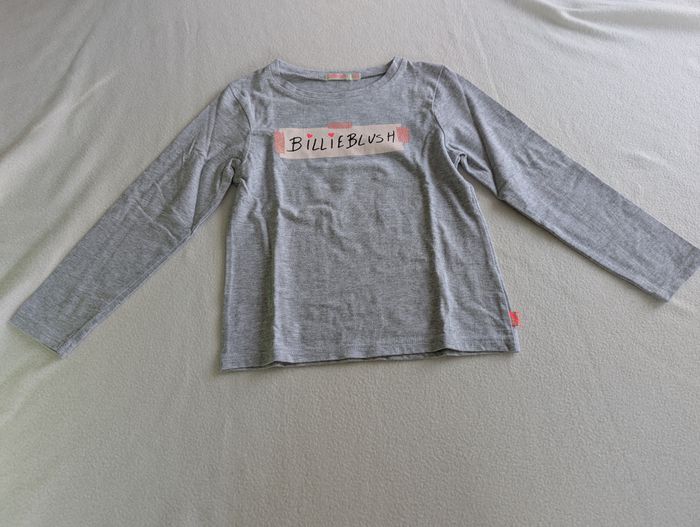 Tshirt ML gris chiné - 5A - Billieblush