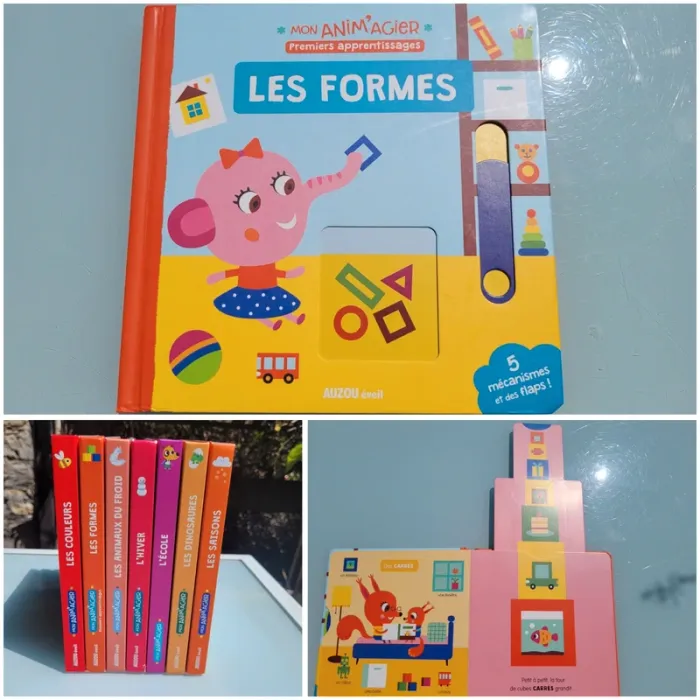 Livre animé Mon Anim'agier 🟥 Les Formes 🔵 (81)
