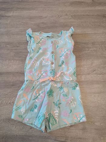 Combishort fille 2 ans