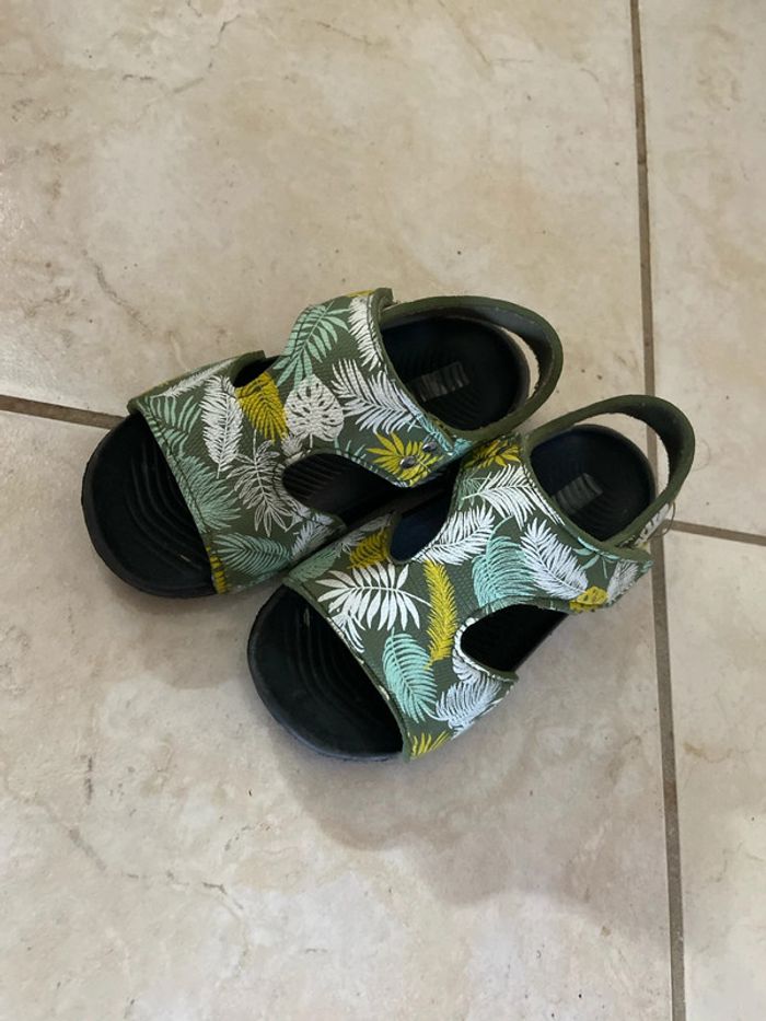 Sandales enfants tissu mousse