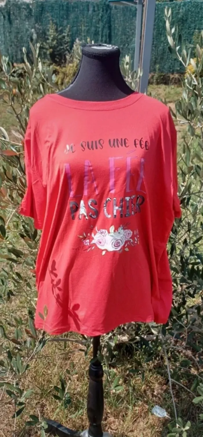 T-shirt je suis une fée la fée pas chier taille xxl
