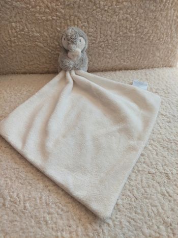 Little white company - doudou  mouchoir pingouin 🐧