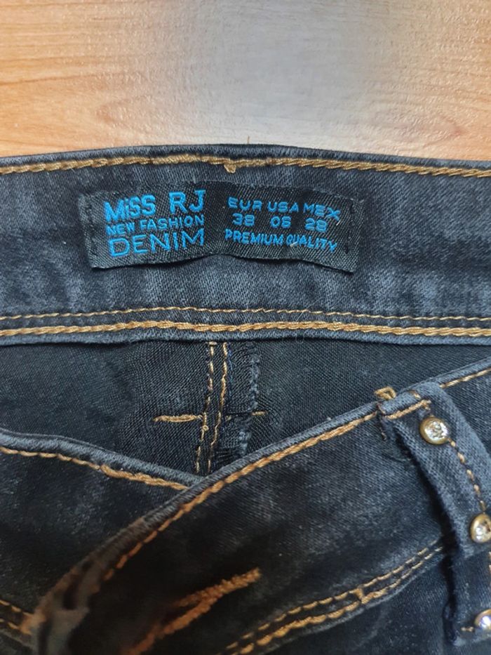 Jeans droit stretch taille basse - photo numéro 3