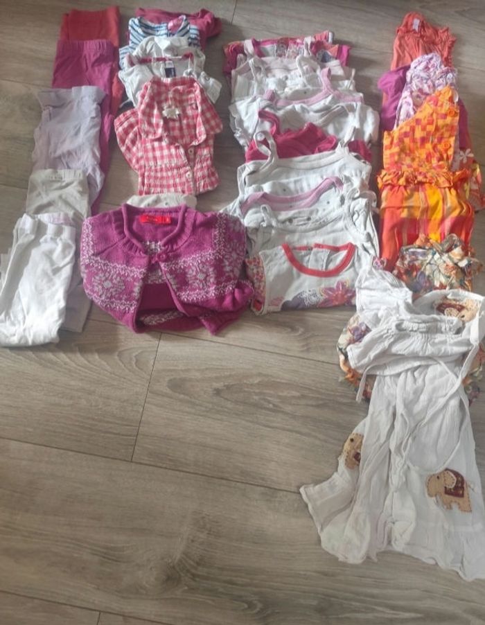 Lot vêtements été fille - photo numéro 1