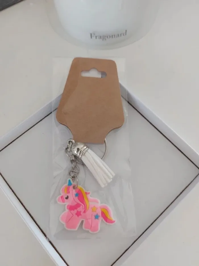 Porte clé tête de licorne - photo numéro 2