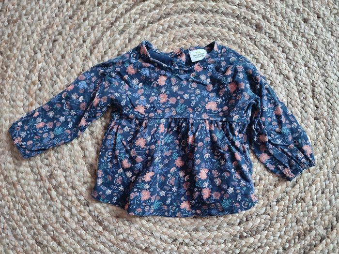 Ensemble robe velours 12M - photo numéro 2