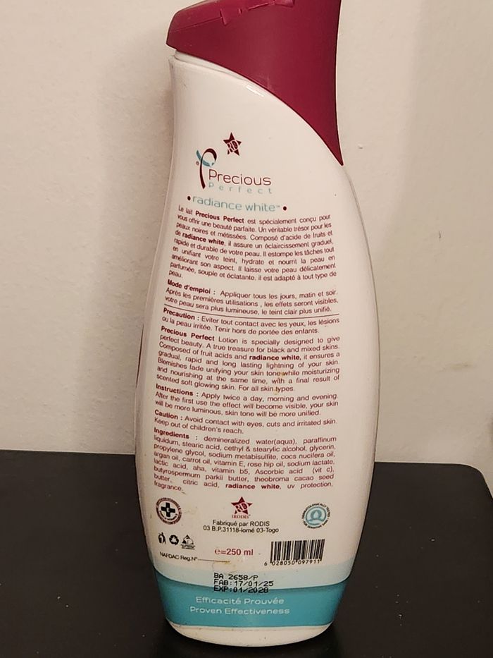 Crème corps blanchissantes - photo numéro 3