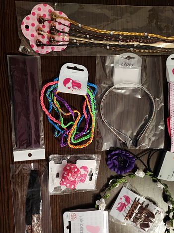 Lot d'accessoires cheveux pour fille