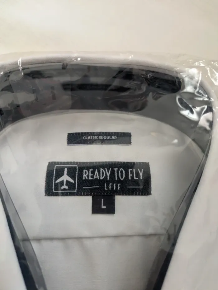 Chemise blanche pilote - Ready to Fly - taille L - photo numéro 3