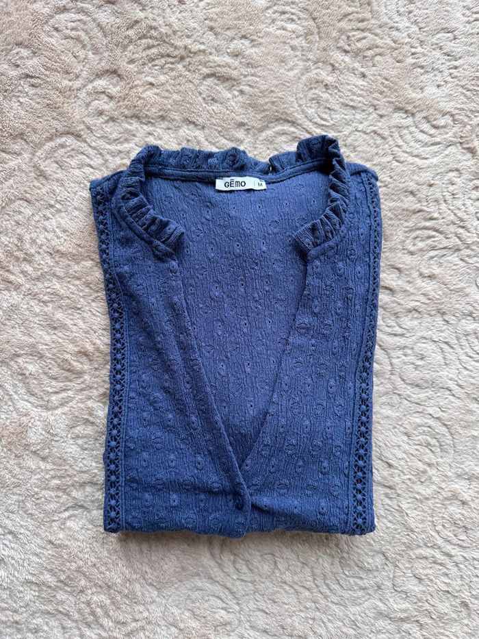 Cardigan bleu - photo numéro 6