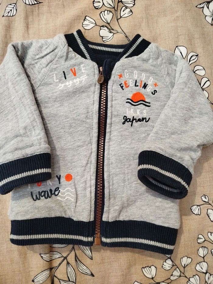 Gilet réversible épais chaud 3 mois IKKS