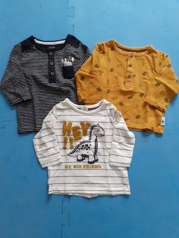Lot de 3 tee-shirts 3mois