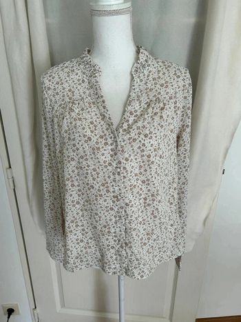 Blouse à fleurs