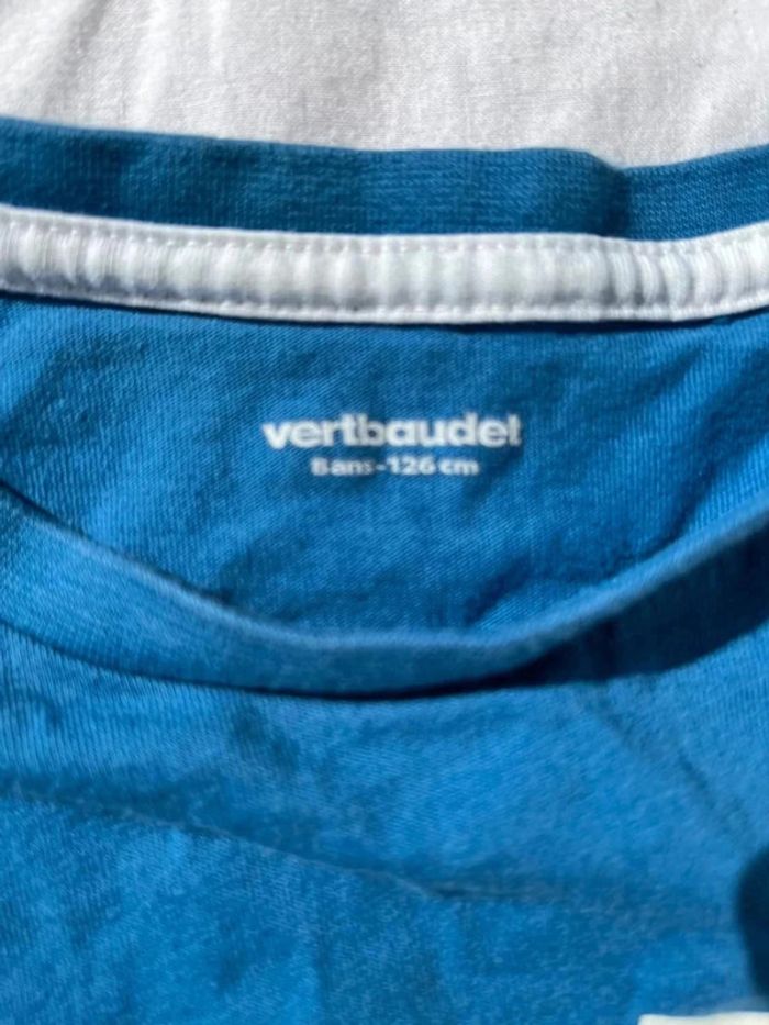 T shirt bleu verbaudet 8 ans - photo numéro 3