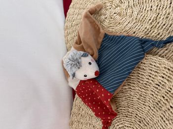 Hérisson doudou carré plat