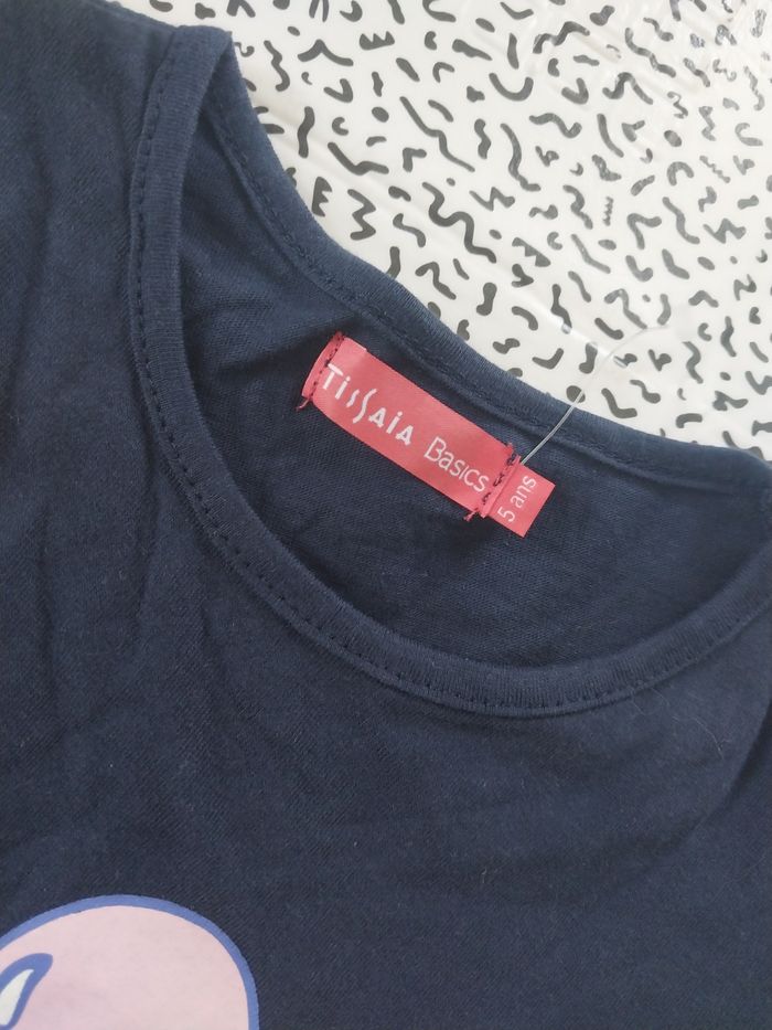 T-shirt fille Tissaia – 5 ans – NEUF –  100% Sweet - photo numéro 3