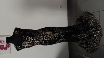 Robe sirène noire élégante et glamour