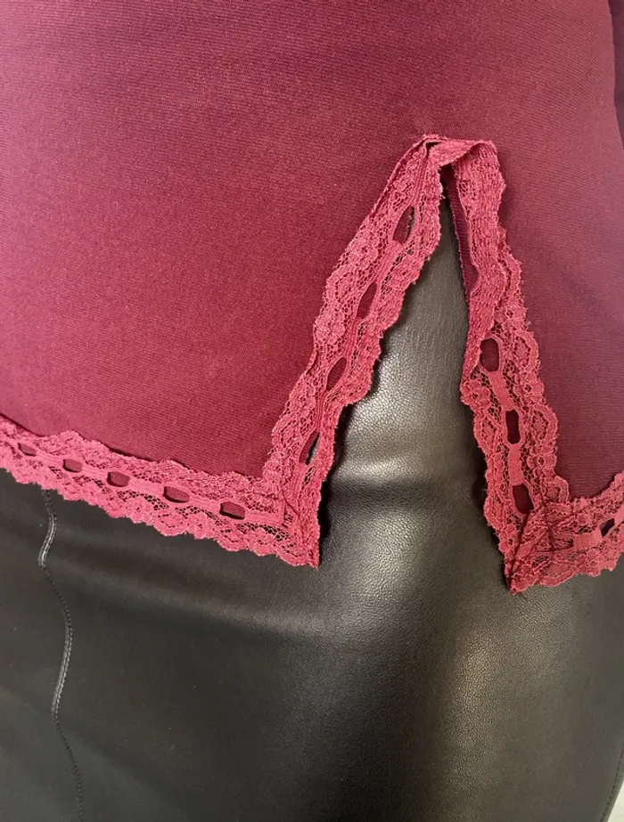 Blouse prune - photo numéro 3