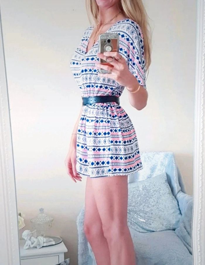 Combi-short à motifs aztèques- T.S ou T.36 🖤 - photo numéro 3