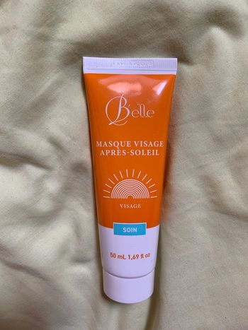 Masque visage après-soleil