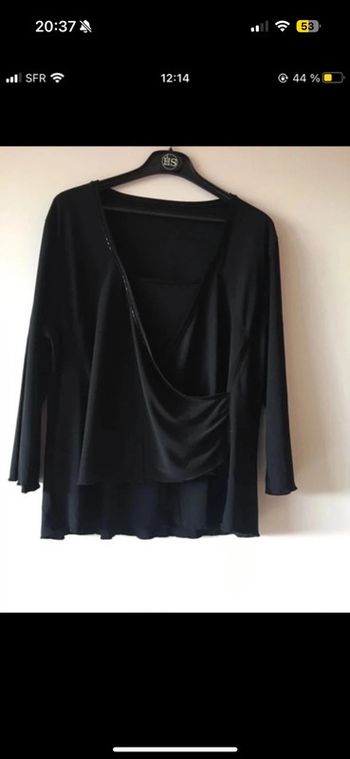 blouse noire
