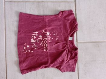 Tee shirt bordeaux