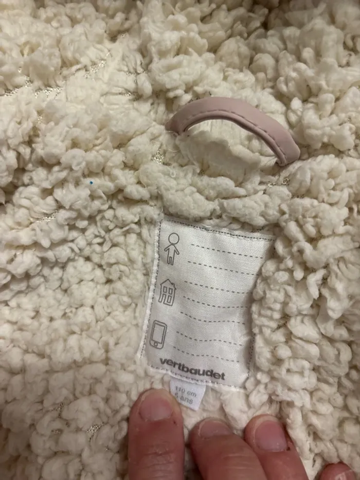 Imperméable fourré intérieur rose 5 ans - photo numéro 8