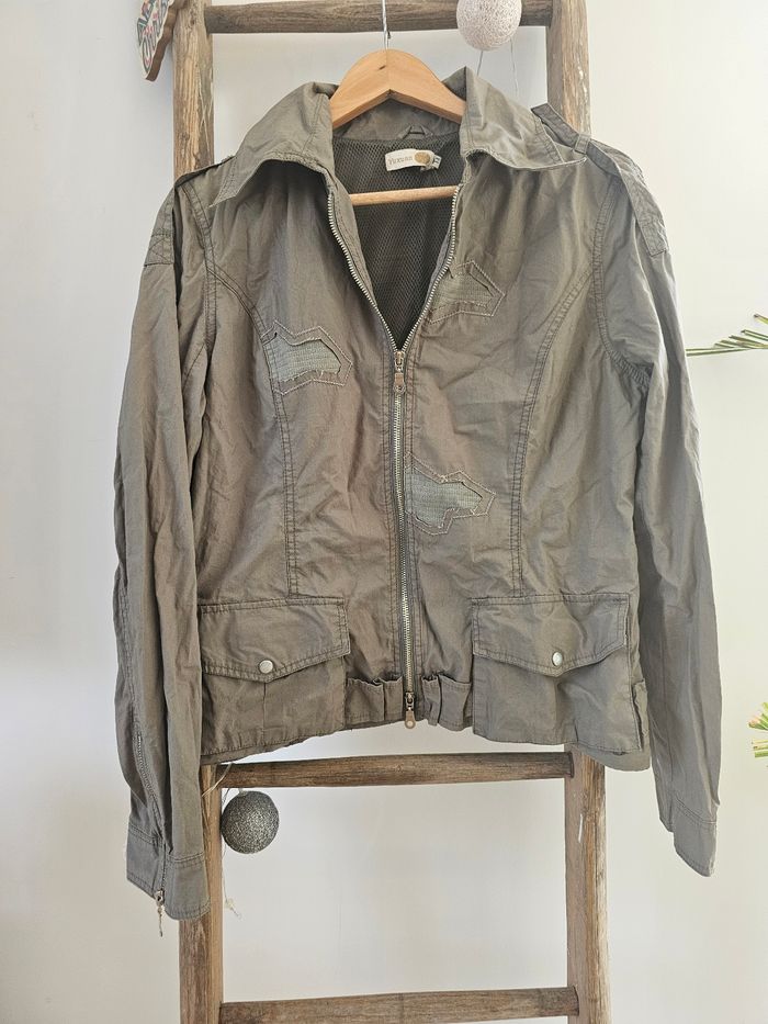 Veste kaki taupe originale taille 42 XL