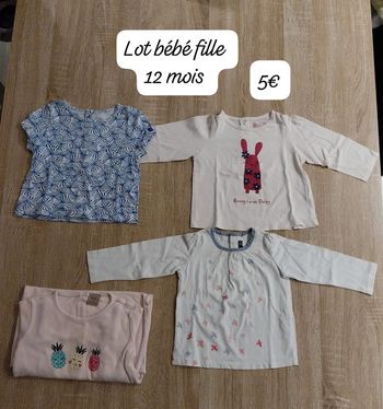 Lot bébé fille 12 mois