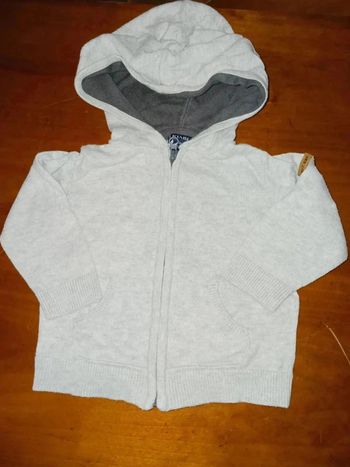 Gilet gris 3 mois kiabi