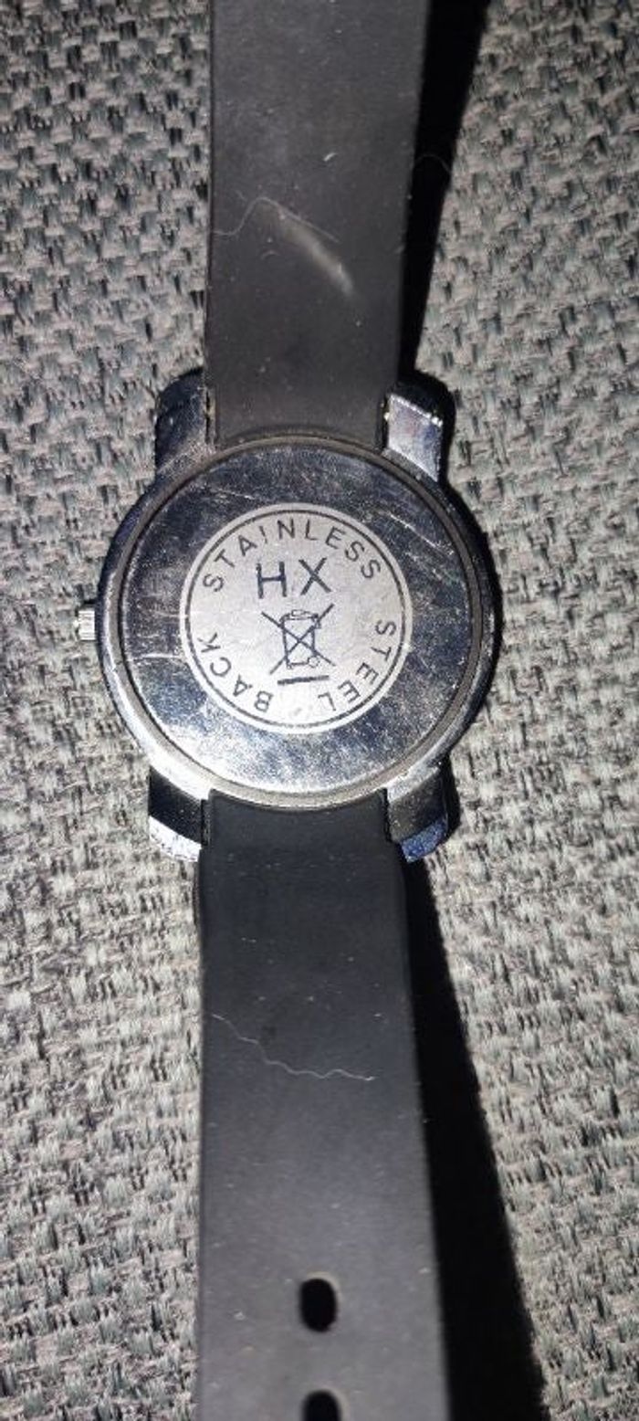 Montre bracelet caoutchouc
