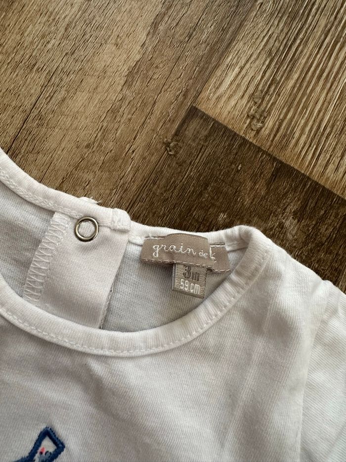 - Tee shirt Grain de blé   - 3 mois - Très bon état - photo numéro 2