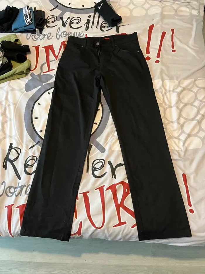 Pantalon homme noir taille 40 - photo numéro 3