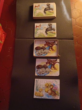 Puzzle en bois ancien